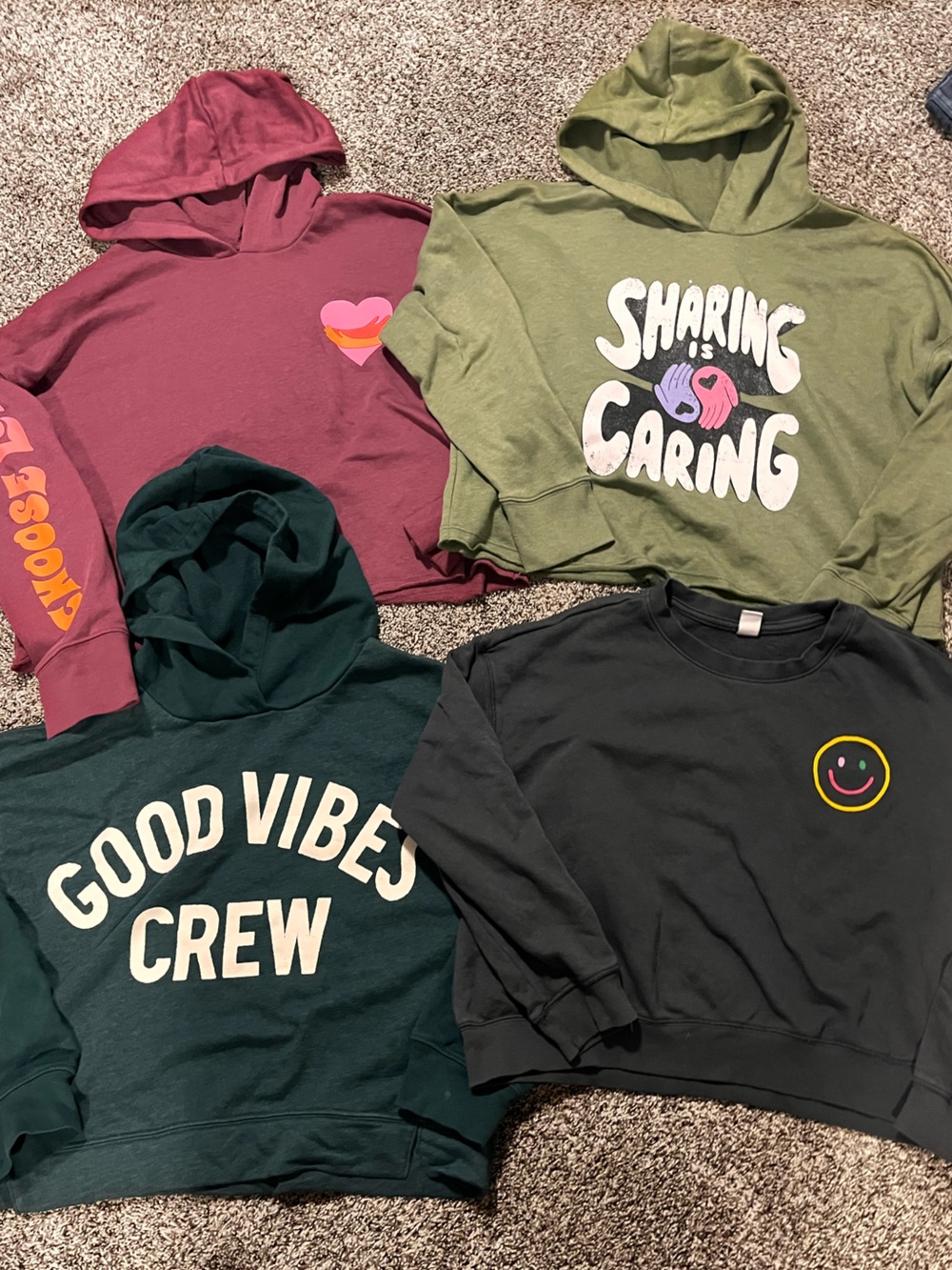 Old Navy Girls Sz XL (14/16) Crop Hoodies/Sweater